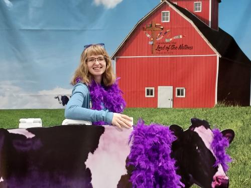 Courtney-and-the-Purple-Cow